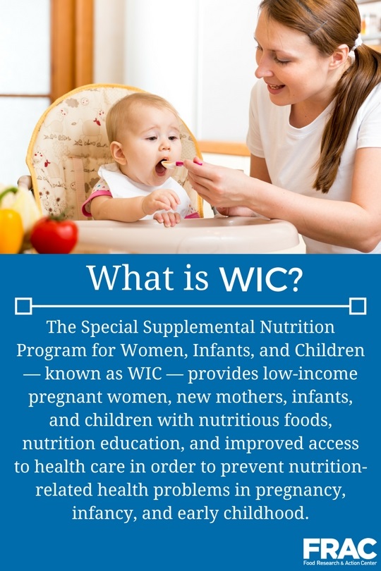 What Is Wic Infographic Food Research And Action Center