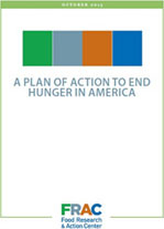 FRAC Plan of Action to End Hunger in America
