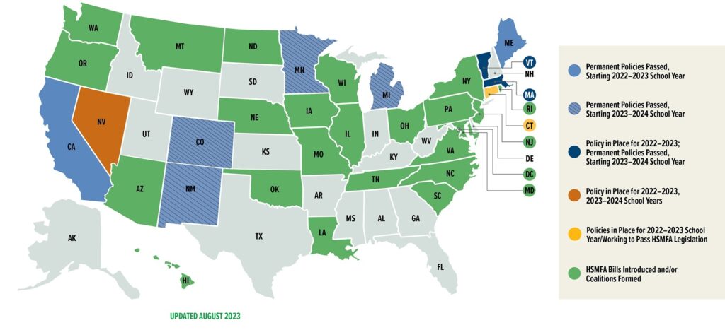 States Show Us What Is Possible With Free Healthy School Meals for All Policies Food Research Action Center