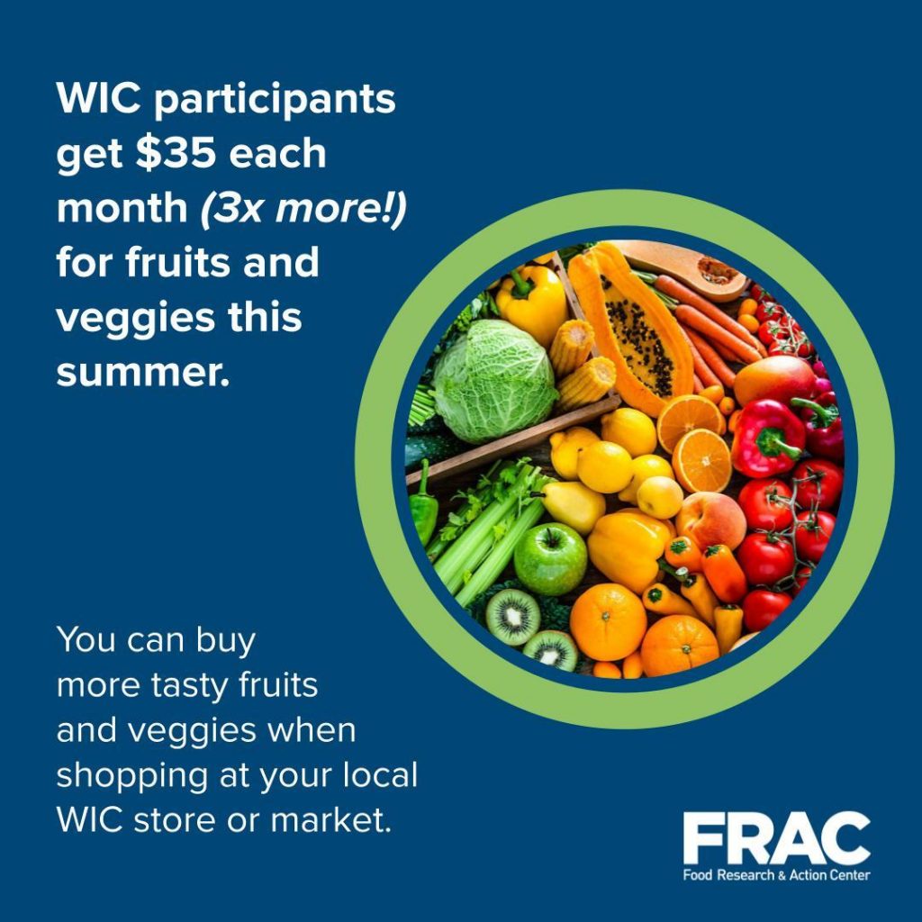 wic fruits and vegetables