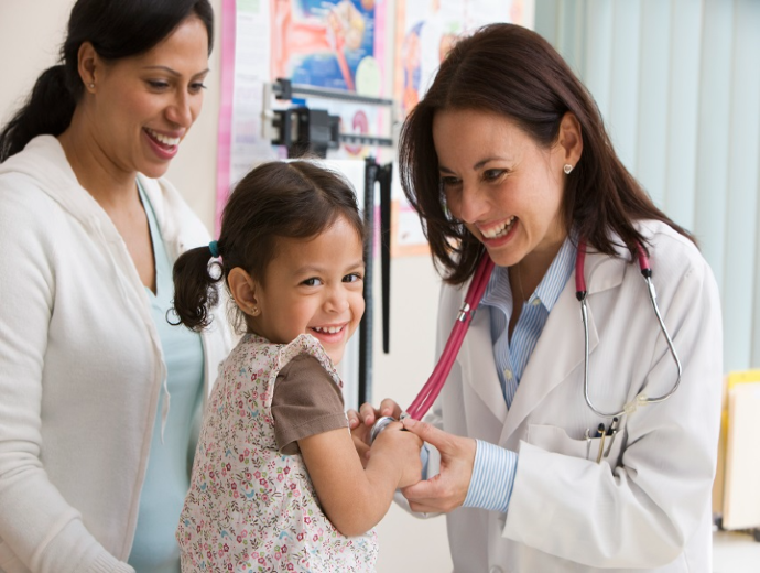 Young Girl at the Doctor